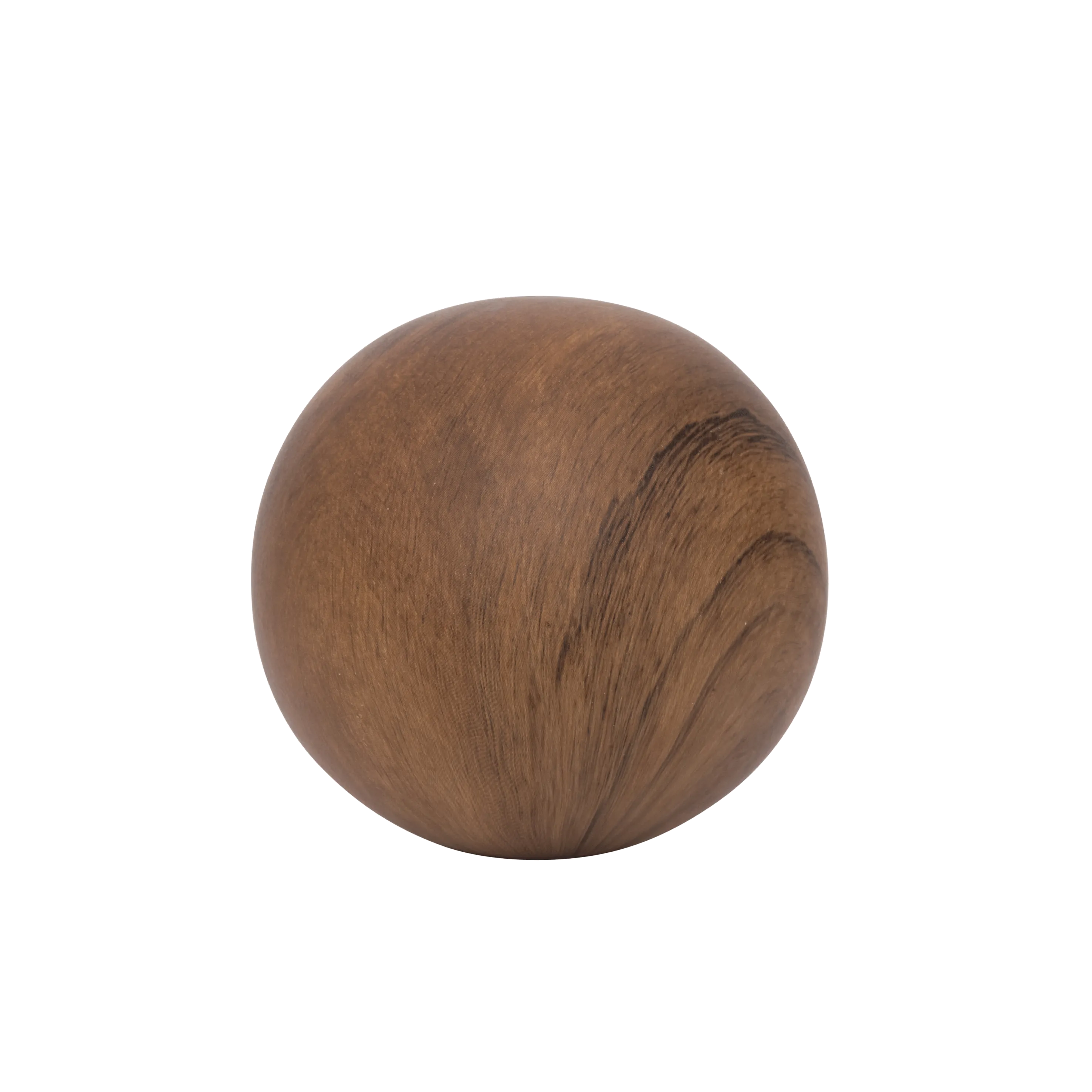 Wood effect decorative ball