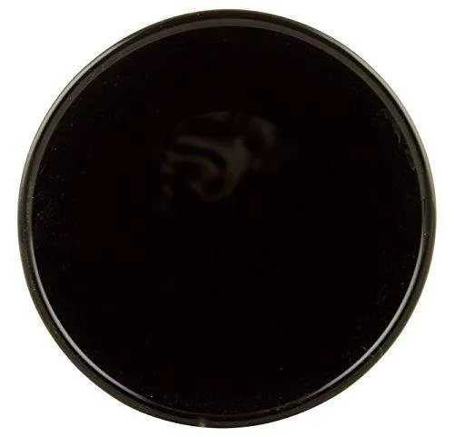WOODENCLAVE Ceramic Flower Vase (Black_9 Cm)