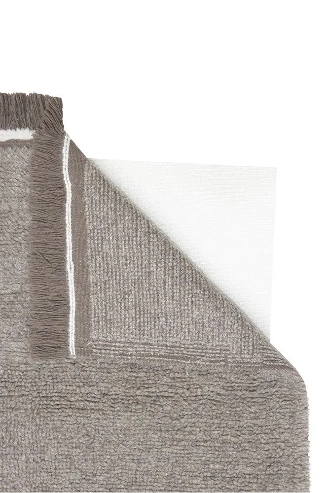 WOOL RUNNER RUG STEPPE - SHEEP GREY