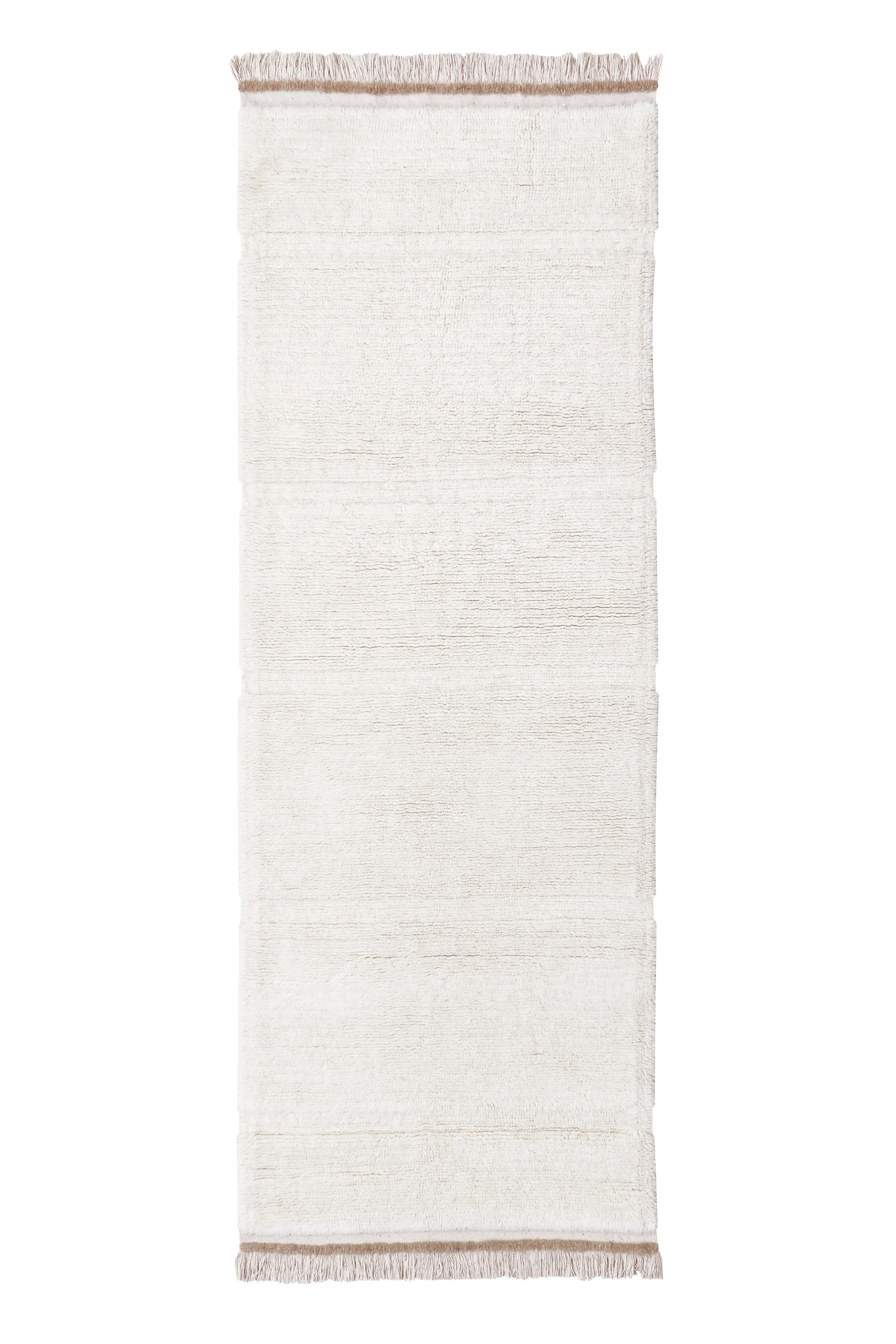 WOOL RUNNER RUG STEPPE - SHEEP WHITE
