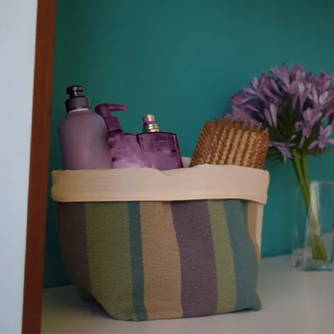 Wool Storage Baskets in Jacaranda